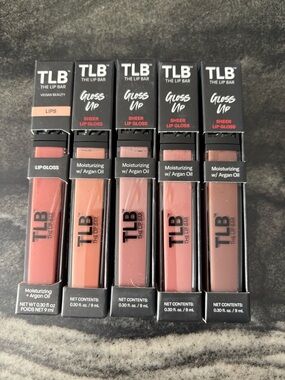 TLB The Lip Bar Gloss Up Sheer Lip Gloss - Five (5) Nude Shades